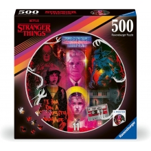 RAVENSBURGER 12001227 STRANGER THINGS 500 PIEZAS ROUND PUZZLE