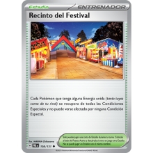 POKEMON PRISMATIC EVOLUTIONS CARTA FESTIVAL GROUNDS POCO COMUN