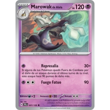 POKEMON JOURNEY TOGETHER CARTA ALOLAN MAROWAK POCO COMUN