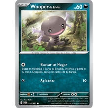 POKEMON AVENTURAS COMPARTIDAS CARTA WOOPER DE PALDEA REVERSE