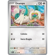 POKEMON AVENTURAS COMPARTIDAS CARTA DRAMPA REVERSE