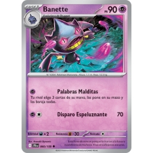 POKEMON AVENTURAS COMPARTIDAS CARTA BANETTE POCO COMUN