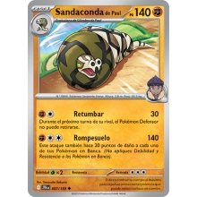 POKEMON AVENTURAS COMPARTIDAS CARTA SANDACONDA DE PAUL POCO COMA?N