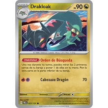 POKEMON PRISMATIC EVOLUTIONS CARTA DRAKLOAK COMUN