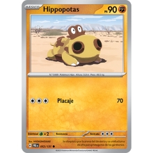 POKEMON PRISMATIC EVOLUTIONS CARTA HIPPOPOTAS COMUN
