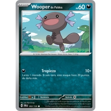 POKEMON JOURNEY TOGETHER CARTA PALDEAN WOOPER COMA?N