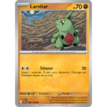 POKEMON AVENTURAS COMPARTIDAS CARTA LARVITAR COMA?N