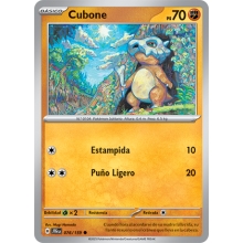 POKEMON AVENTURAS COMPARTIDAS CARTA CUBONE COMA?N