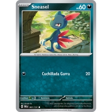 POKEMON EVOLUCIONES PRISMATICAS CARTA SNEASEL COMA?N