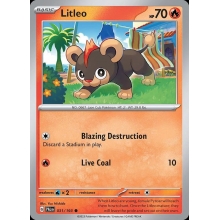 POKEMON PALDEA EVOLVE CARTA LITLEO COMUN