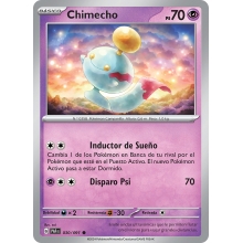 POKEMON DESTINOS DE PALDEA CARTA CHIMECHO COMA?N