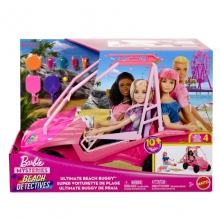 MATTEL JFV68 BARBIE DETECTIVES EN LA PLAYA VEHICULO BUGGY DE PLAYA