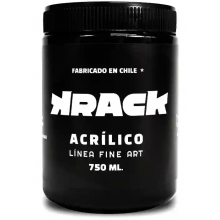 KRACK ACRILICO NEGRO BRIGIDO 750ML