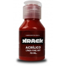 KRACK ACRILICO ROJO MERKEN 70ML