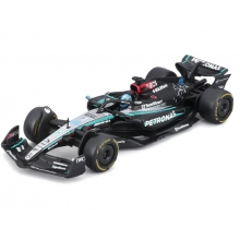 MAGAZINE F1FW07ROSBERG ( ABF1M077B ) 1:43 2016 MERCEDES FW07 6 NICO ROSBERG SILVER GREEN FORMULA 1