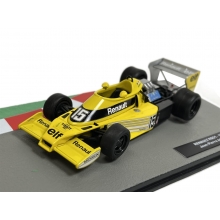 MAGAZINE F1RENAULTRS01 ( ABF1M081A ) 1:43 1977 RENAULT RS01 15 JEAN PIERRE JABOUILLE YELLOW BLACK FORMULA 1