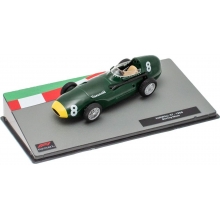 MAGAZINE F1VANWALL57 ( ABF1M235A ) 1:43 1958 VANWALL 57 8 STIRLING MOSS GREEN YELLOW FORMULA 1