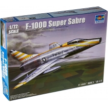 TRUMPETER 01649 1:72 F 100D SUPER SABRE