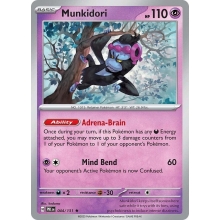 POKEMON PRISMATIC EVOLUTIONS CARTA MUNKIDORI HOLO
