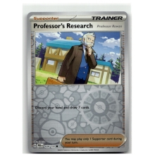POKEMON PRISMATIC EVOLUTIONS CARTA PROFESSORS RESEARCH REVERSE