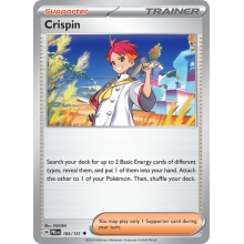 POKEMON PRISMATIC EVOLUTIONS CARTA CRISPIN POCO COMUN