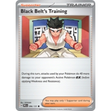 POKEMON PRISMATIC EVOLUTIONS CARTA BLACK BELTS TRAINING COMUN