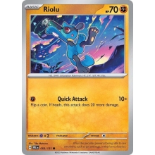 POKEMON PRISMATIC EVOLUTIONS CARTA RIOLU COMUN
