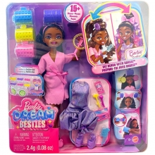 MATTEL JGG39 BARBIE DREAM BESTIES MUÑECA BROOKLYN GET READY WITH ME