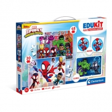 CLEMENTONI 18295 EDUKIT 4 EN 1 SPIDEY