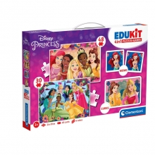 CLEMENTONI 18297 EDUKIT 4 EN 1 DISNEY PRINCESS