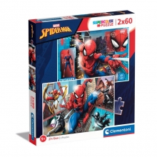 CLEMENTONI 21608 PUZZLE 2 X 60 PIEZAS MARVEL SPIDERMAN