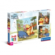 CLEMENTONI 25063 PUZZLE 3 X 48 PIEZAS DISNEY WINNIE THE POOH