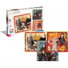CLEMENTONI 25312 PUZZLE 3 X 48 PIEZAS HARRY POTTER