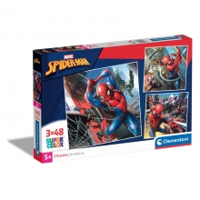 CLEMENTONI 25316 PUZZLE 3 X 48 PIEZAS MARVEL SPIDERMAN