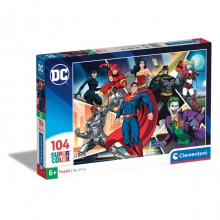 CLEMENTONI 25722 PUZZLE 104 PIEZAS DC COMICS JUSTICE LEAGUE