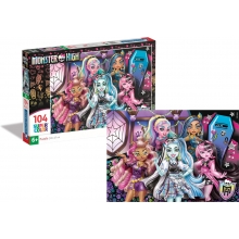 CLEMENTONI 25782 PUZZLE 104 PIEZAS MONSTER HIGH