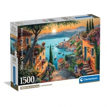 CLEMENTONI 31729 PUZZLE 1500 PIEZAS STEPS TO THE HARBOR