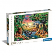 CLEMENTONI 32081 PUZZLE 2000 PIEZAS THE AFRICAN GATHERING