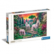 CLEMENTONI 32575 PUZZLE 2000 PIEZAS CLASSICAL GARDEN UNICORNS