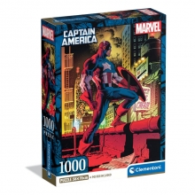 CLEMENTONI 37049 PUZZLE 1000 PIEZAS MARVEL CAPTAIN AMERICA