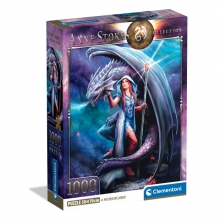 CLEMENTONI 39956 PUZZLE 1000 PIEZAS ANNE STOKES DRAGON MAGE