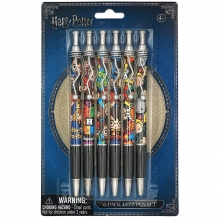 MONOGRAM 48137 HARRY POTTER 6 PIECES JAZZ PEN SET B