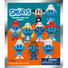 MONOGRAM 70250 SMURFS 3D FOAM BAG CLIP SERIES 1
