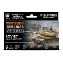 VALLEJO 70202 MODEL COLOR SET SOVIET ARMOUR & INFANTRY