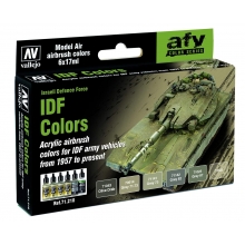 VALLEJO 71210 MODEL AIR SET IDF COLORS ( 6 )