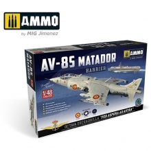 AMMO MIG JIMENEZ AMIG8505 1:48 HARRIER AV 8S MATADOR VERSIONES ESPAÑOLA, AMERICANA Y BRITANICA
