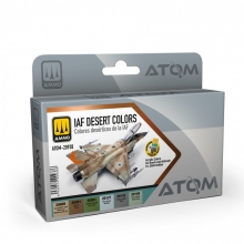 AMMO MIG JIMENEZ ATOM20938 ATOM SET COLORES DESERTICOS DE LA IAF