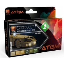 AMMO MIG JIMENEZ ATOM20804 ATOM GRAVITY SET 1 VERDES Y ARENAS