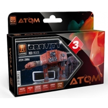 AMMO MIG JIMENEZ ATOM20806 ATOM GRAVITY SET 3 ROJOS