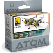 AMMO MIG JIMENEZ ATOM20914 ATOM SET COLORES DE LA USAAF DE LA WWII